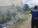 Lahan di Ujong Blang Lhokseumawe Terbakar, Satu Unit Damkar Dikerahkan
