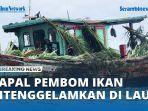 VIDEO Kapal Pembom Ikan Ditenggelamkan di Laut Singkil