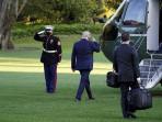 Nekat! Pria Ini Laser Helikopter Presiden Trump di Gedung Putih, Terancam Sanksi Berat
