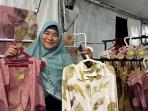 Ramai Diserbu Ibu-Ibu, UMKM Eco Print Sabang Raup Belasan Juta di Meuseuraya Festival 2025