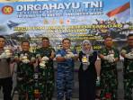 Sambut HUT Ke-80 TNI, Tiga Matra di Korem Lilawangsa Gelar Pengobatan Hingga Sunat Massal