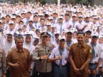 Saweu Sikula, Kapolda Aceh Ajak Pelajar Jauhi Narkoba hingga Hormati Merah Putih