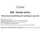 Canva Error!  Alami Gangguan Global, Ribuan Pengguna Keluhkan Aplikasi Tak Bisa Diakses