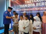 HUT Partai, Demokrat Aceh Santunan Yatim dan Bagikan Nasi untuk Pasien RSUD Meuraxa Banda Aceh