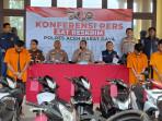 Polres Abdya Ciduk Maling dan Penadah Puluhan Sepmor, 1 Pelaku Ditangkap Saat Kabur ke Malaysia