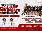 Ini Jadwal Pagelaran Seni Budaya dan UMKM Expo di Abdya, Ada Cut Zahra, Joel Pasee & Friends