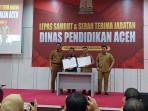 Kadis Minta Pejabat Baru Disdik Aceh Langsung Tancap Gas