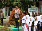 Saweu Sikula, Kapolres Aceh Jaya Pimpin Upacara di SMAN 1 Calang