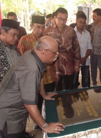 Presdir PT Arun Resmikan Pabrik Sabut Kelapa