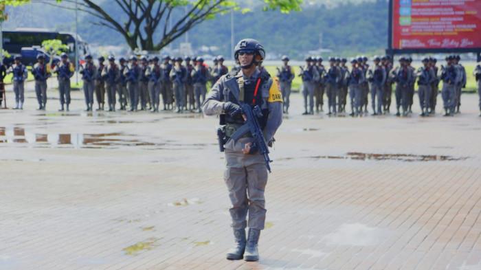 100 Personel Brimob Maluku Diterjunkan ke Papua dalam Operasi Amole II 2025: Amankan PT Freeport
