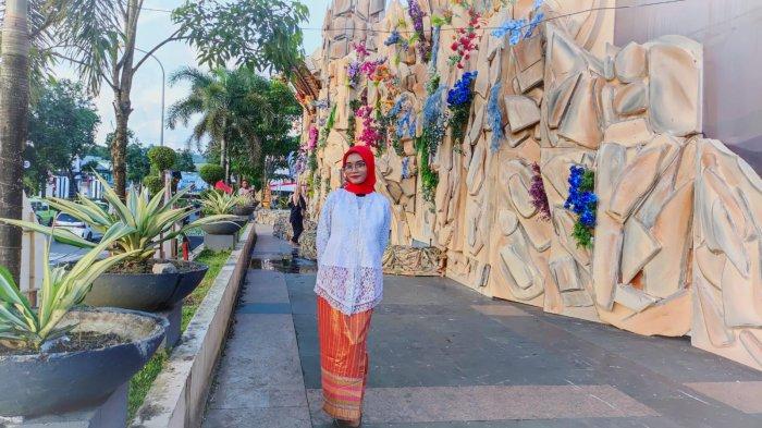 Dekorasi Kemerdekaan ke 78 RI di Lapangan Merdeka Jadi Spot Foto Instagramable