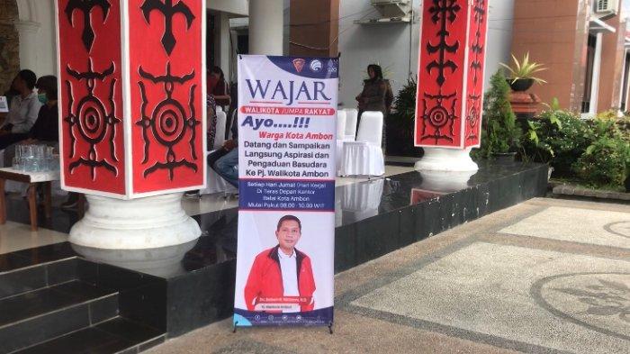 Jumat Pekan Ini Program Wali Kota Jumpa Rakyat Dimulai, Warga Ambon Boleh Datang Sampaikan Keluhan