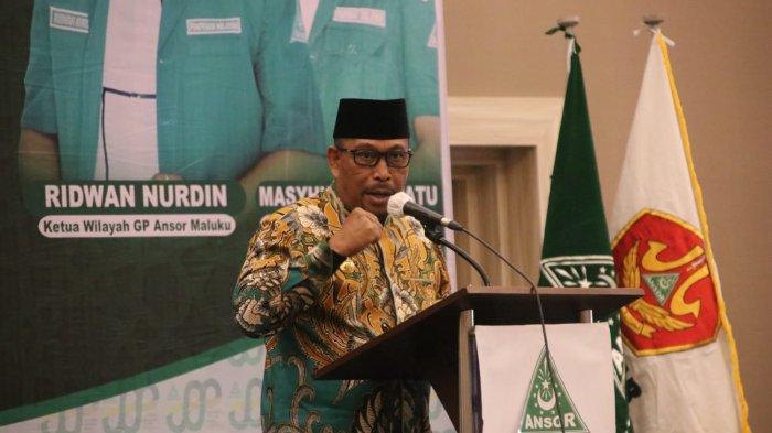 Lantik Pengurus Wilayah GP Ansor Maluku, Ini Harapan Gubernur Murad Ismail