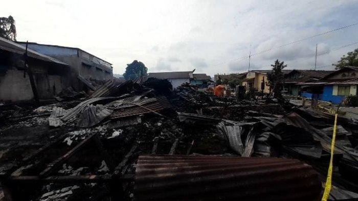 Diduga Korsleting Listrik, 1 Unit Rumah dan Bangunan Mebel Hangus Terbakar