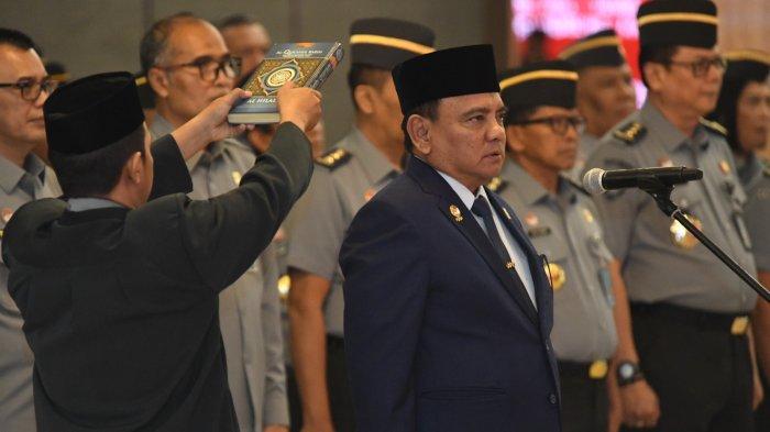 Dulu Berstatus Anggota Polri, Kini Sekjen Kemenkumham Dilantik Jadi ASN