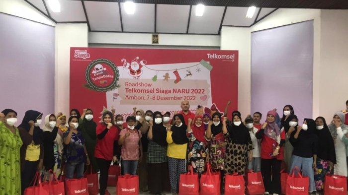 Sambut Natal dan Tahun Baru, Telkomsel Salurkan Sejumlah Bantuan bagi Warga Ambon