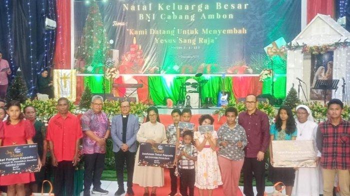 Berbagi Kasih dengan Anak Panti Asuhan Hingga Siswa SLB Jadi Cara BNI Cabang Ambon Rayakan Natal