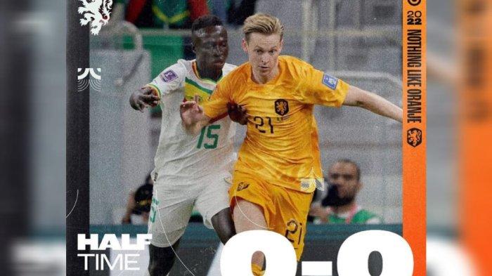 Tanpa Gol Babak Pertama, Belanda Vs Senegal