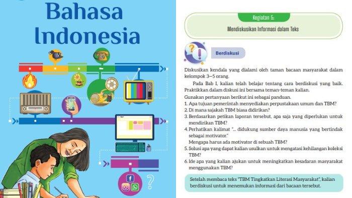 Kunci Jawaban Bahasa Indonesia Kelas 9 Halaman 41 Kurikulum Merdeka: Diskusikan Informasi dalam Teks