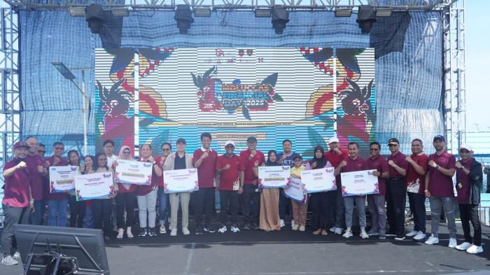 Dibuka Dengan Jalan Santai dan Senam, Warga Masohi Antusias Sambut Mollucas Financial Day 2025