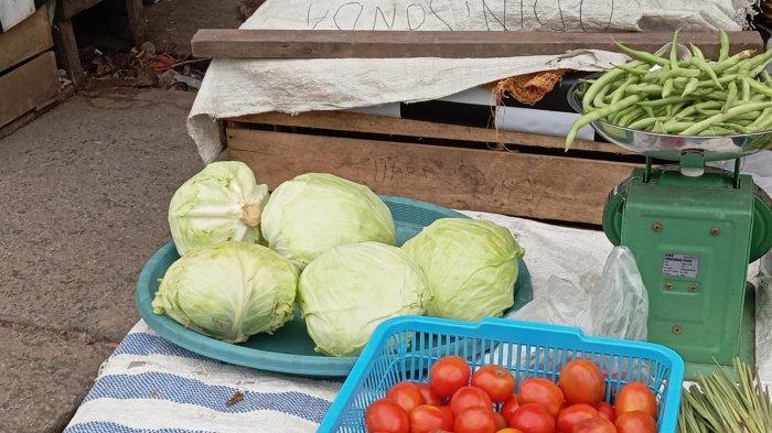 Harga Sayur Kol di Pasar Langgur Maluku Tenggara Sentuh Rp. 40 ribu Per Kilo