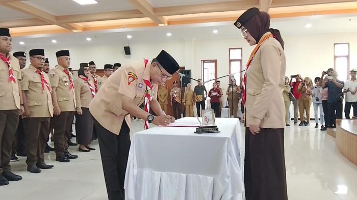 Dilantik jadi Majelis Pembimbing Cabang Gerakan Pramuka Kota Ambon, Ini Harapan Wattimena