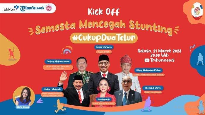 Kampanye CukupDuaTelur BKKBN dan Tribun Network Sukseskan Program Cegah Stunting di Indonesia