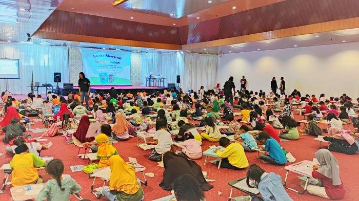 250 Anak Ikut Lomba Mewarnai Cocomelon Gramedia Ambon, Ini Daftar Juaranya