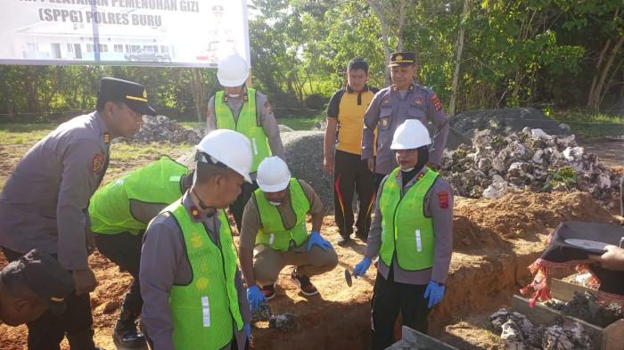 Peletakan Batu Pertama Gedung SPPG Namlea, Wujud Dukungan Program Gizi Nasional