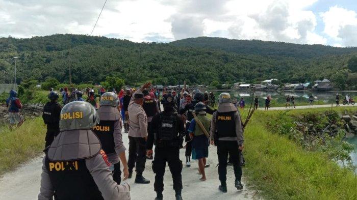Situasi Sudah Aman, Polisi Tetap Berjaga-jaga di Lokasi Bentrok Maluku Tenggara