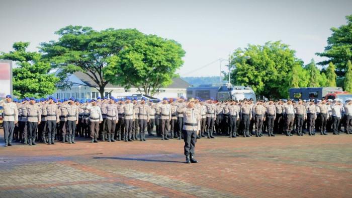 Polisi Gelar Apel Kesiapsiagaan, Ini Paradigma Baru Tanggap Bencana di Ambon