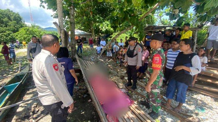 Mayat Perempuan Paruh Baya Ditemukan di Pesisir Pantai Negeri Waai - Maluku Tengah