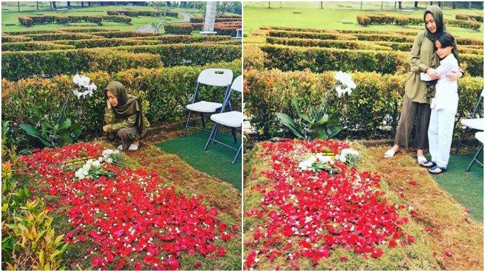 BCL Ziarah Makam Ashraf seusai Tampil di Konser Ronan Keating, Tersenyum Meski dengan Tatapan Sendu