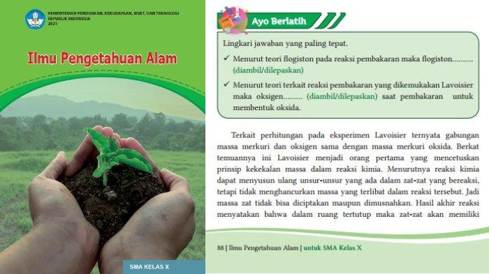 Kunci Jawaban IPA Kelas 10 Kurikulum Merdeka Halaman 88: Reaksi Pembakaran