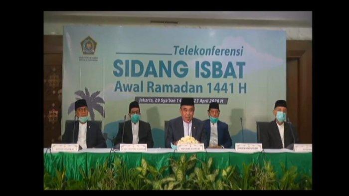BREAKING NEWS Hasil Sidang Isbat Tetapkan 1 Ramadan Jatuh pada 24 April 2020