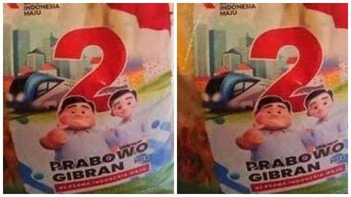 Viral Karung Beras Berstiker Prabowo – Gibran, Ini Penegasan Airlangga