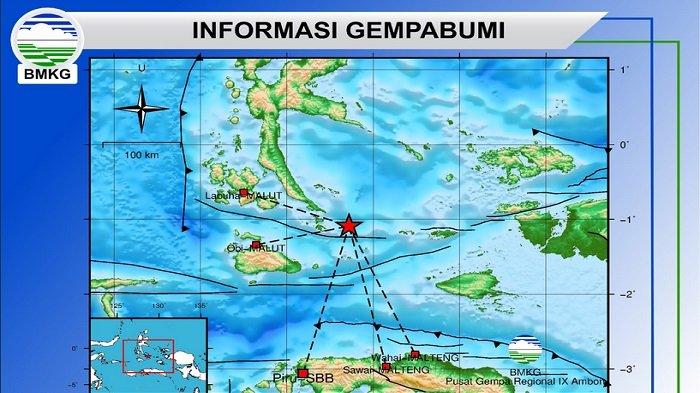 Gempa di Maluku Utara, Gempa Hari Ini Jumat Malam 3.8 SR