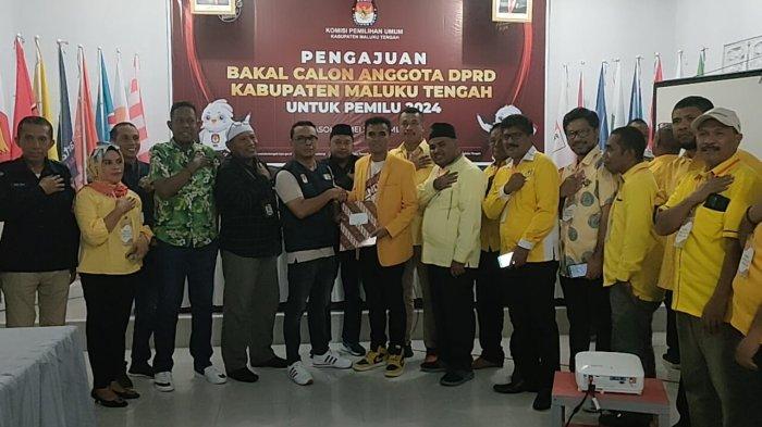 Sempat Ditolak, Akhirnya Berkas Bacaleg Golkar Diterima KPU Maluku Tengah