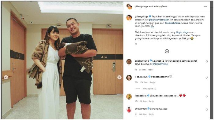 Kebahagiaan Gilang Dirga setelah Memiliki Anak Pertama, Terima Kasih Ya Allah