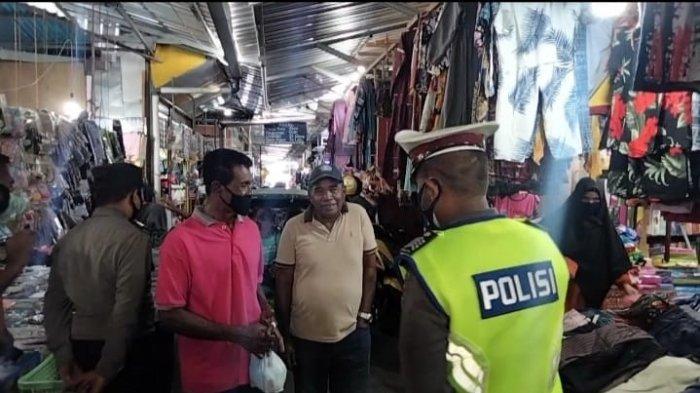 Operasi Yustisi di Pasar Binaya Masohi, Warga Yang Tak Pakai Masker Berdalih Lupa