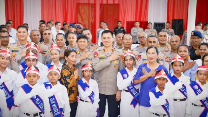 Pela Cilik Manise, Inovasi Satlantas Polres SBB Tanamkan Nilai Kedamaian dan Tertib Lalu Lintas
