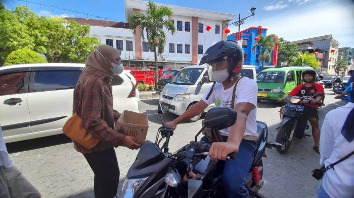 Peduli Pengungsi Kariu, PMII Galang Dana di Jalan AY Patty