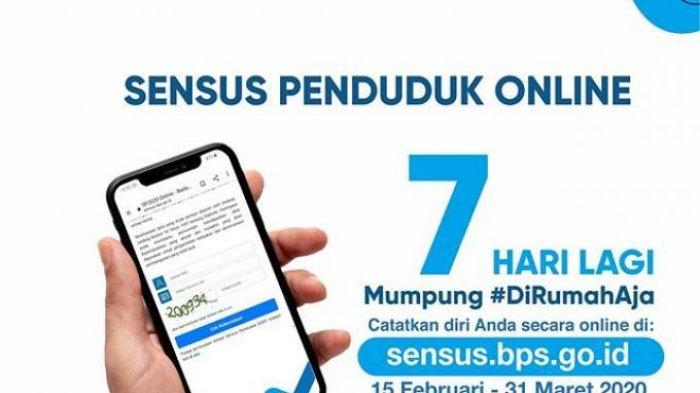 Hari Ini Terakhir, Luangkan Waktu 5 Menit untuk Isi Sensus Penduduk Online di sensus.bps.go.id!