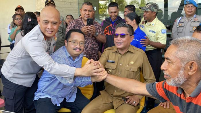Wali Kota Ambon Berhasil Memediasi, Pemasangan SASI di Supermarket Dian Pertiwi Akhirnya Dibuka