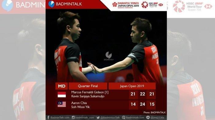 Semifinal Japan Open 2019, 5 Wakil Indonesia Lolos, 3 Wakil Gugur, The Minions Unggul