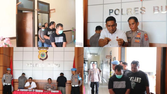 Hanya 1x24 Jam, Satresnarkoba Polres Buru Grebek 2 Pengedar Sabu