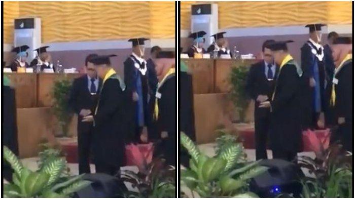 Viral Tangan Wisudawan Disemprot Hand Sanitizer saat Hendak Salaman, Pihak UNNES: Dekan Juga Pakai