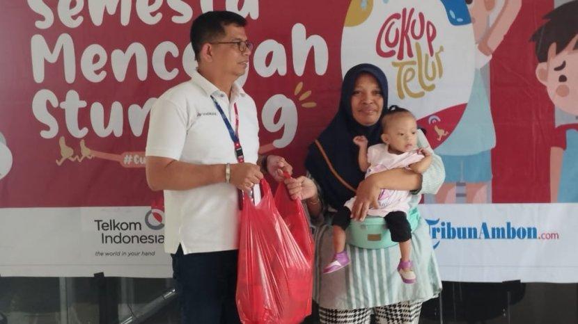 PT. Telkom Indonesia Bersama TribunAmbon.com Gelar Semesta Mencegah Stunting