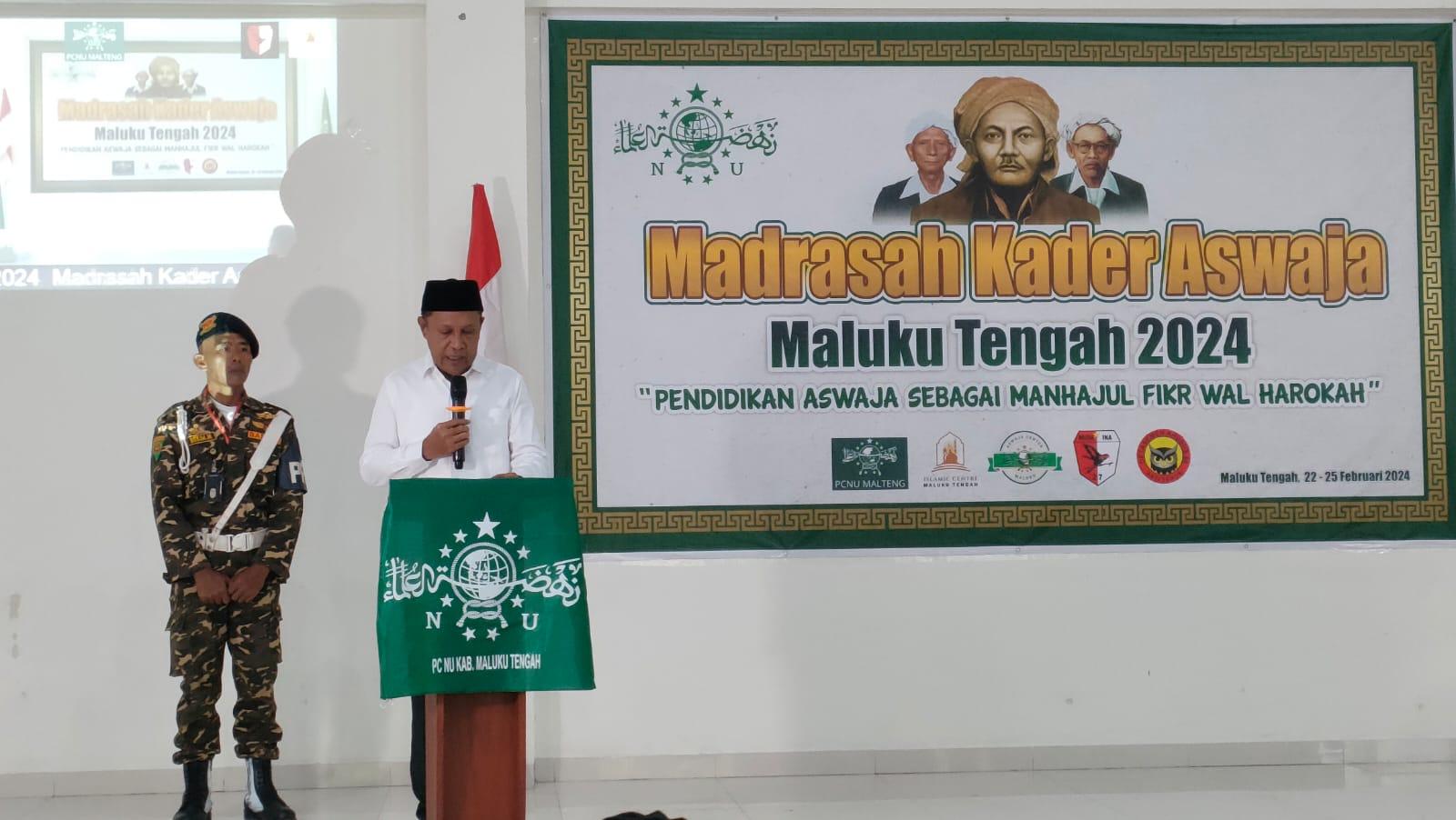 Buka Madrasah Kader Aswaja, Ini Pesan Rakib Sahubawa