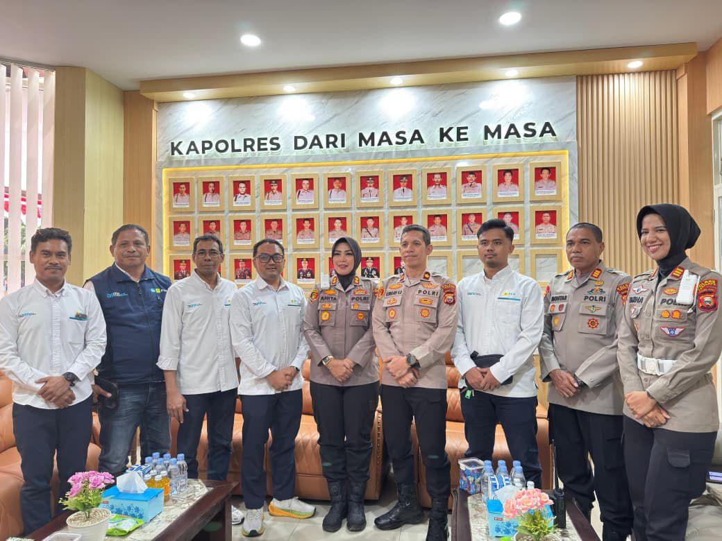 PLN dan Polresta Ternate Perkuat Koordinasi Pengamanan Jelang Ternate Electric Run 2025